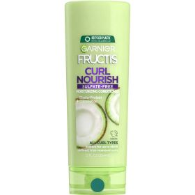 Garnier Fructis Curl Nourish Paraben-Free Conditioner with Coconut Oil;  12 fl oz