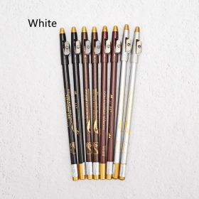 Multi Color Anti Sweat And Anti Smudge Eyeliner Eyebrow Pencil (Option: 46White)