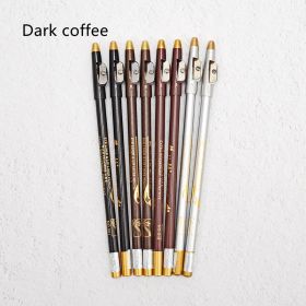 Multi Color Anti Sweat And Anti Smudge Eyeliner Eyebrow Pencil (Option: 003Dark coffee)