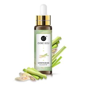 Rose Lavender Aromatherapy Essential Oil With Dropper 10ml (Option: Lemongrass-10ML)