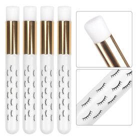 False Eyelash Mousse Brush Household Cleaning Wash Makeup (Option: Eyelash white Gold Tube)