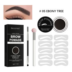 Waterproof And Sweat Proof Eyebrow Powder Lazy Man (Option: Colo5)