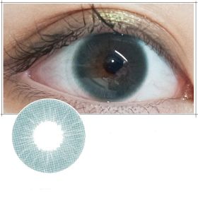 Beauty Pupil Male Students Natural Blue Male Gray Myopia Brown (Option: Bluegreen-175Degrees)