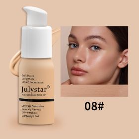 Waterproof Lasting Non Take Off Makeup Concealer Liquid Foundation Beauty Makeup (Option: Liquid foundation8)