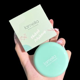 Waterproof, Hard To Take Off, Invisible Pores, Dry And Wet Dual-use Makeup Powder (Option: Natural color)