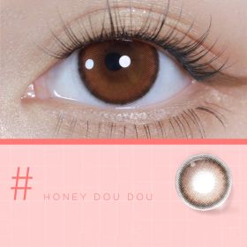 Mini Series Daily Color Contact Lenses (Option: Honey Peas-650degree)