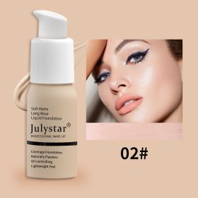 Waterproof Lasting Non Take Off Makeup Concealer Liquid Foundation Beauty Makeup (Option: Liquid foundation2)