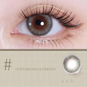 Mini Series Daily Color Contact Lenses (Option: Quiet Grey-575degree)