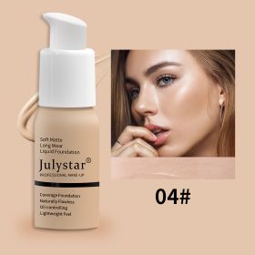 Waterproof Lasting Non Take Off Makeup Concealer Liquid Foundation Beauty Makeup (Option: Liquid foundation4)