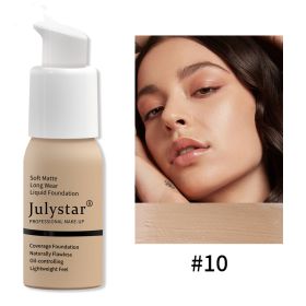 Waterproof Lasting Non Take Off Makeup Concealer Liquid Foundation Beauty Makeup (Option: Liquid foundation10)