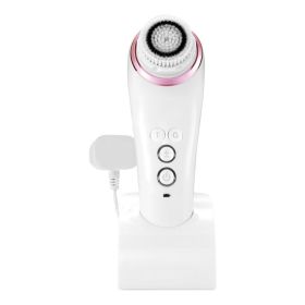 Home Handheld Facial Cleansing Cleansing Brush Portable Massage Washing Machine (Color: White)