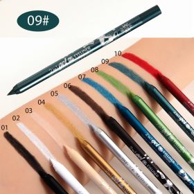 Automatic Rotation Lipliner Waterproof And Durable (Option: Color9-2 Style)