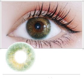 Beauty Pupil Male Students Natural Blue Male Gray Myopia Brown (Option: Golden green-150Degrees)