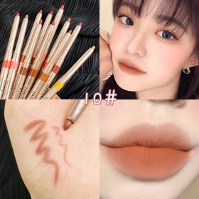 Automatic Rotation Lipliner Waterproof And Durable (Option: Color10-1 Style)