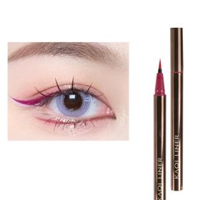 Matte Liquid Eyeliner Pencil Waterproof High Pigmented Long Lasting Eyeliner Eye Makeup (Color: purple)