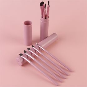 Makeup Brushes 3 Set 5Pcs Soft Bristles Cosmetic Brush Portable Eye Brushes for Women & Girls (Color: Pink)