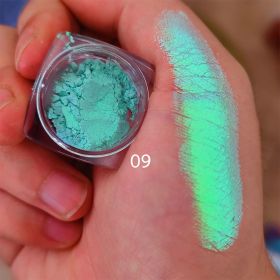 MultiChrome Shifting Pigments Chameleon Eyeshadow Duochrome Chameleon Eyeshadow Infinite Chrome Shining Eyeshadow Net 0.2g (Color: 9)