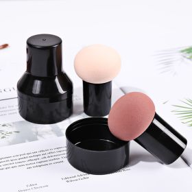 Mushroom Head Cosmetic Puff Foundation Makeup Sponge Powder Puff Smooth Sponge Multi- Function Dry &amp; Wet Beauty Makeup Tool (Color: green)