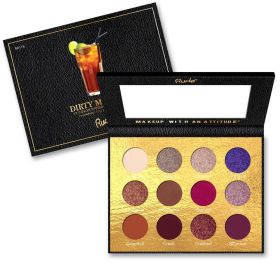 RUDE Cocktail Party 12 Color Eyeshadow Palette (Color: Dirty Mother)