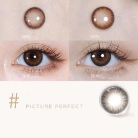 Mini Series Daily Color Contact Lenses (Option: Film Brown38-575Degree)