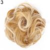 Women Hair Bun Extension Wavy Curly Messy Donut Chignons Wig Hairpiece