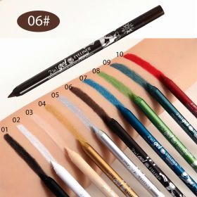 Automatic Rotation Lipliner Waterproof And Durable (Option: Color6-2 Style)